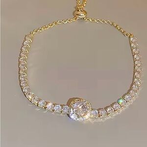 Elegant 18kt Gold PLATED over stainless steel BRACELET